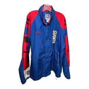 Vintage 90’s Reebok Pro Line New York Giants Button Snap Men’s Jacket Sz XLarge